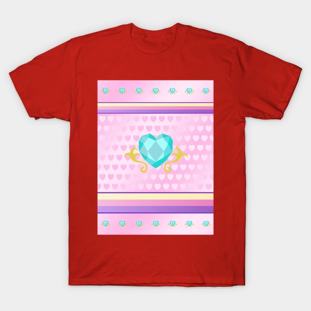 My little Pony - Princess Cadence Cutie Mark V5 T-Shirt by ariados4711